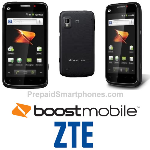 boost mobile zte warp smartphone