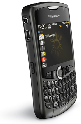 prepaid smartphones blackberry curve