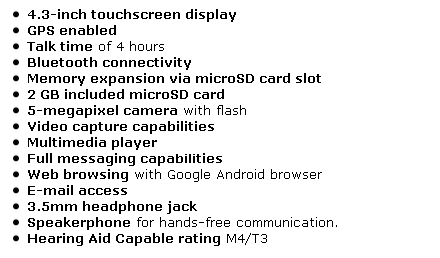 zte warp specs